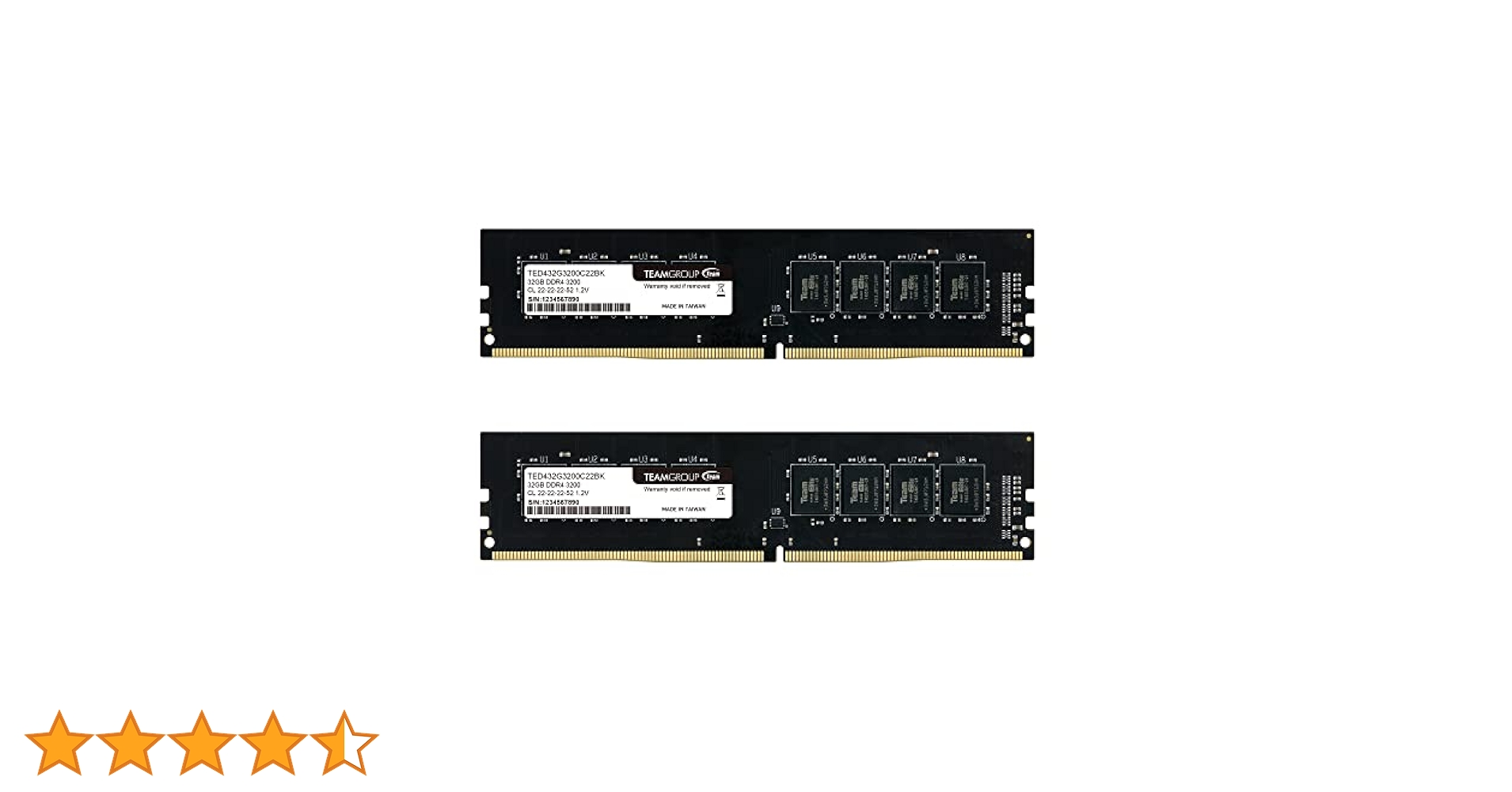 TED464G3200C22DC01 DDR4メモリ　32gb✖️2枚　計64gb TEAMGROUP Elite DDR4 64GB Kit (2 x 32GB) 3200MHz (PC4-25600